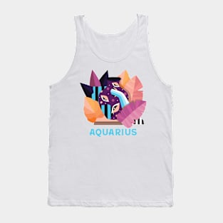 LGBTQ ZODIAC AQUARIUS Tank Top